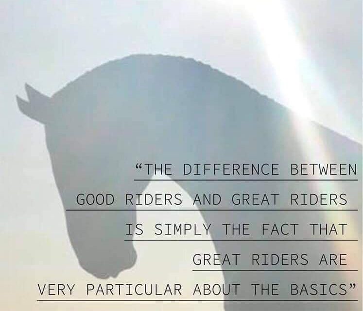 The difference between a good rider and a great rider…